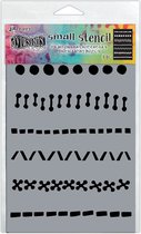 Ranger • Dylusions small stencil A stitch in time