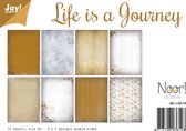 Joy!Crafts Papierset - A4 - 3x4 tweezijdige designs - Life is a journey
