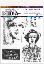 Ranger -Dina Wakley media collage paper vintage sketches