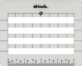 EK tools Plakkerige adressjabloon - 4 regels - 10.2cm/4 inch