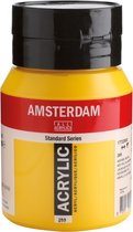 Peinture acrylique standard d'Amsterdam 500ml 269 Azo Yellow Medium