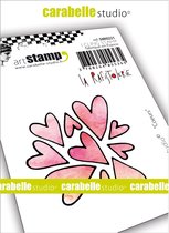 Carabelle Studio Cling stamp - cœurs