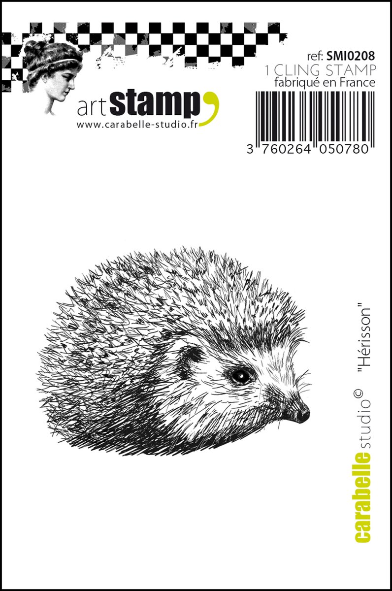 Carabelle Studio Cling stamp - mini hérisson