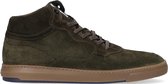 Floris van Bommel Mannen Leren Hoge sneakers / Herenschoenen  20325 - Groen - Maat 42