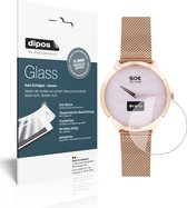 dipos I 2x Pantserfolie helder compatibel met X-WATCH SOE XW Pure Beschermfolie 9H screen-protector