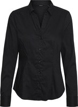 Vero Moda Blouse Vmlady Lock L/s Shirt 10250529 Black Dames Maat - M