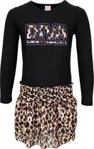 Babes & Binkies Setje Diva bordeaux Kids Zwart, Rood, Goud - Maat 152/158