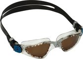 Aquasphere Kayenne - Zwembril - Volwassenen - Brown Polarized Lens - Petrol/Zilver