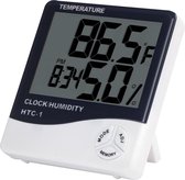 Digitale Weerstation Thermometer | Hygrometer | Luchtvochtigheidsmeter | Klok | Voor Binnen