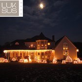 Basic - Koppelbare ijspegel verlichting 1440 led - 27 meter- kerstverlichting - tot 30 meter koppelbaar - voor binnen en buiten - Luksus