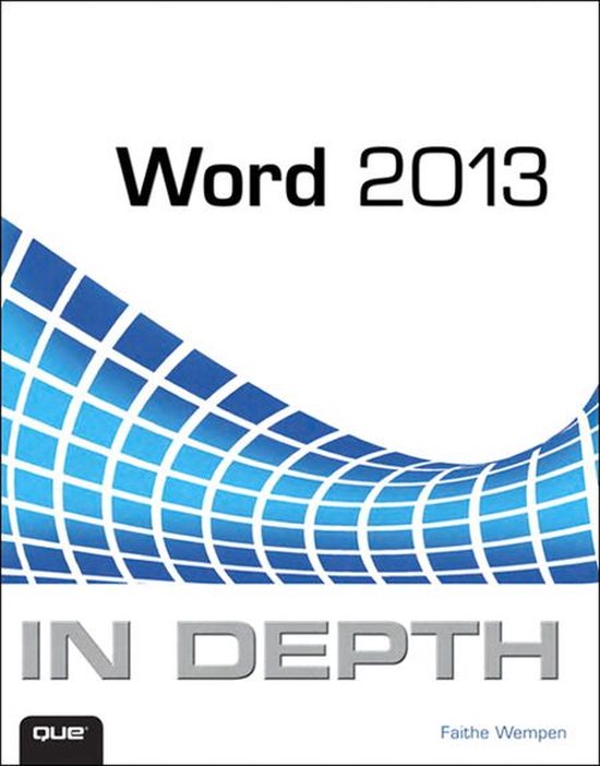 Word 2013 in Depth - cover