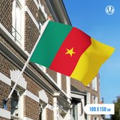 Vlag Kameroen 100x150cm - Glanspoly