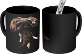 Magische Mok - Foto op Warmte Mokken - Koffiemok - Olifant - Kunst - Oude meesters - Magic Mok - Beker - 350 ML - Theemok