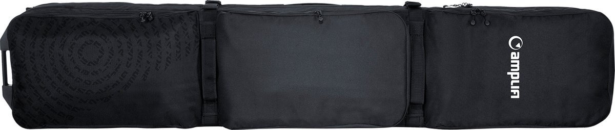 Amplifi Tour Torino snowboardtas met wielen stealth black 200cm