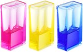 Fidget Ooze Cube (3x Rectangle) Purple, Yellow, Pink