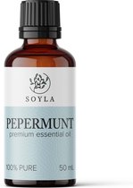 Biologische Pepermunt olie - 50 ml - India - Mentha Piperita - Etherische olie - Gecertificeerd BIO