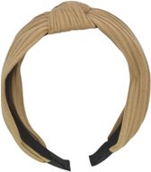Diadeem - haarband van imitatieleer - dunne haarband - kinderen/meisjes/dames - donkerrood gerimpeld