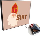Akoestische Panelen - Geluidsisolatie - Akoestisch Wandpaneel - Wanddecoratie - Schilderij - 80x60 cm - Sinterklaas - Chocolade - Sint - Kinderen - Jongens - Meisjes - Kind - Geluidsdemper - Isolatie platen - Studio Schuim