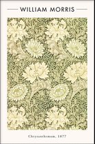 Walljar - William Morris - Chrysanthemum - Muurdecoratie - Poster met lijst