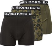 Bjorn Borg Essential Boxers 3-Pack Zwart Heren - Maat M