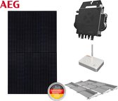Pakket 2 stuks AEG 330wp - APSystems DS3-L micro omvormer - Plat dak - Oost/West