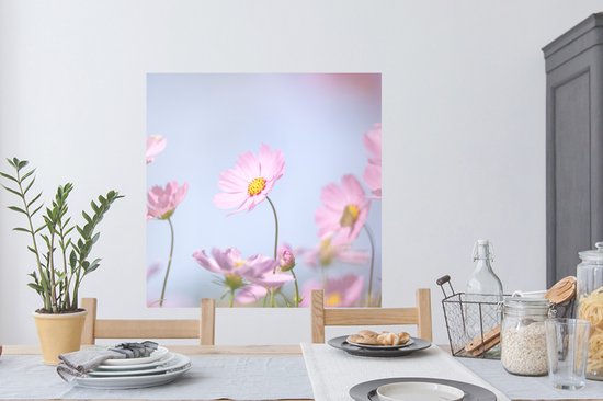 Fleurs - Rose - Muursticker Extérieur XXL
