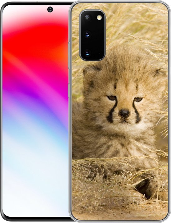 Coque Samsung Galaxy S20 - Cheeta - Jeune - Herbe - Siliconen