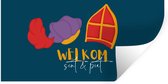 Muurstickers - Sticker Folie - Sinterklaas - Quotes - Sint - Welkom Sint en Piet - Kinderen - Jongens - Meisjes - Kindje - 120x60 cm - Plakfolie - Muurstickers Kinderkamer - Zelfklevend Behang