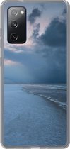 Samsung Galaxy S20 FE hoesje - Noordzee - Storm - Water - Siliconen Telefoonhoesje