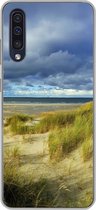 Geschikt voor Samsung Galaxy A50 hoesje - Noordzee - Vlieland - Duinen - Siliconen Telefoonhoesje
