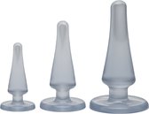Anal Trainer Kit - Clear - Butt Plugs & Anal Dildos