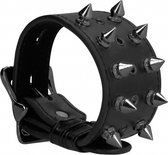 Ouch! Skulls and Bones - Bracelet with Spikes - Black