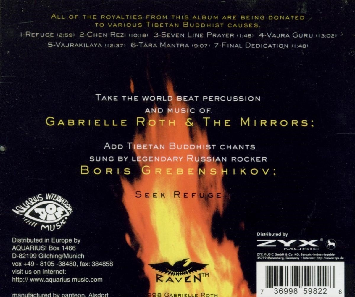 Gabrielle Roth - Refuge (CD), Gabrielle Roth & the Mirrors | CD (album ...