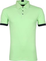 Suitable - Polo Fluor Lime - Slim-fit - Heren Poloshirt Maat XL
