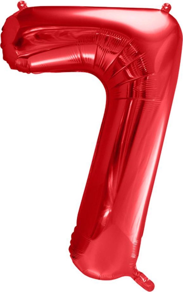 Cijfer 7 (86 cm) - Rood