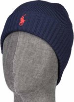 Polo Ralph Lauren  Caps-Muts Blauw  - Maat One size - Heren - Herfst/Winter Collectie - Wol