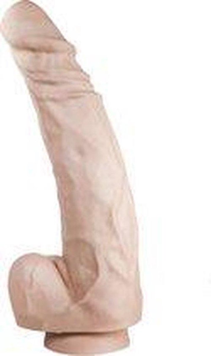 Goedkoopste 515 line - Dildo - Lengte 34.5 cm - Diameter 7 cm - Met Zuignap – Beige-roze