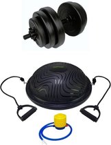 Tunturi - Fitness Set - Balanstrainer - Balance Trainer & Halterset 15 kg