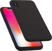 Apple iPhone X/10 Hoesje - Mobigear - 360 Serie - Hard Kunststof Backcover - Zwart - Hoesje Geschikt Voor Apple iPhone X/10