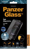 PanzerGlass Gehard Glas Blue Light Filter Screenprotector Geschikt voor Apple iPhone 12 - Zwart