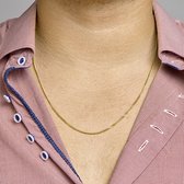 Collier Gourmette 4-zijdes Geslepen 2,1 Mm