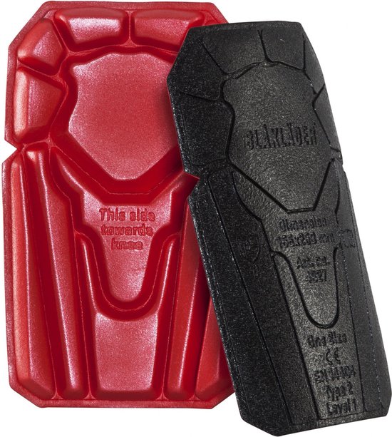 Blaklader Kniestukken 4027-1203 - Zwart/Rood - One size