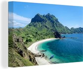 Vue sur l'île de Padar Toile 80x60 cm - Tirage photo sur toile (Décoration murale salon / chambre) / Mer et plage