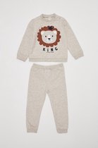 Baby sweater & broek - Babykleding - Leeuw - King of the forest