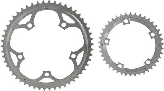 Crankstel 8-speed Sunrace FCR8183 53/39T + extra 52/42T van Merkloos — afbeelding 4