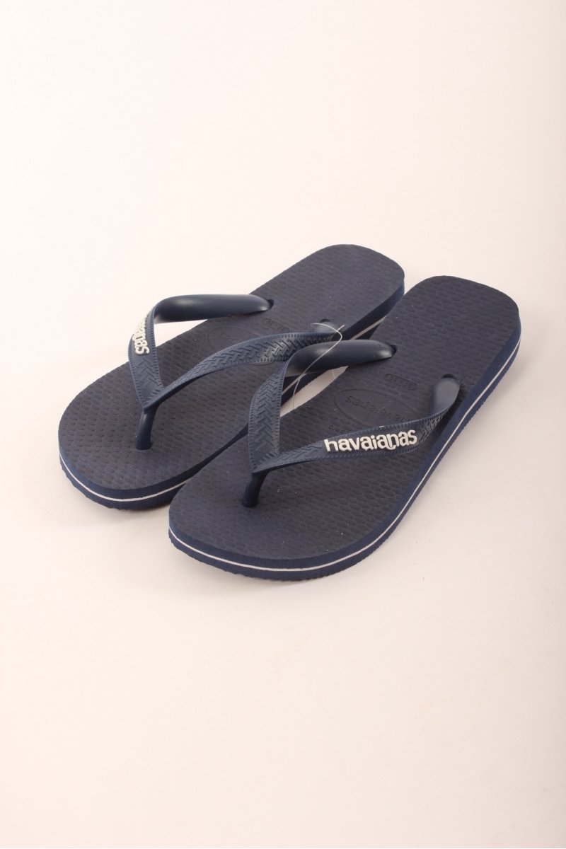 Havaianas Logo Filete Slippers Blauw Man