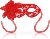 OHMAMA MASKS | Ohmama Masks Lace Eyemask And Flower - Red