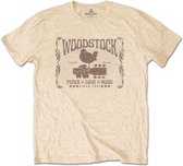 Woodstock Heren Tshirt -2XL- Since 1969 Geel