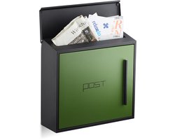 brievenbus / omheining doorwerpbrievenbus - mailbox ,12.5D x 35W x 33H centimetres