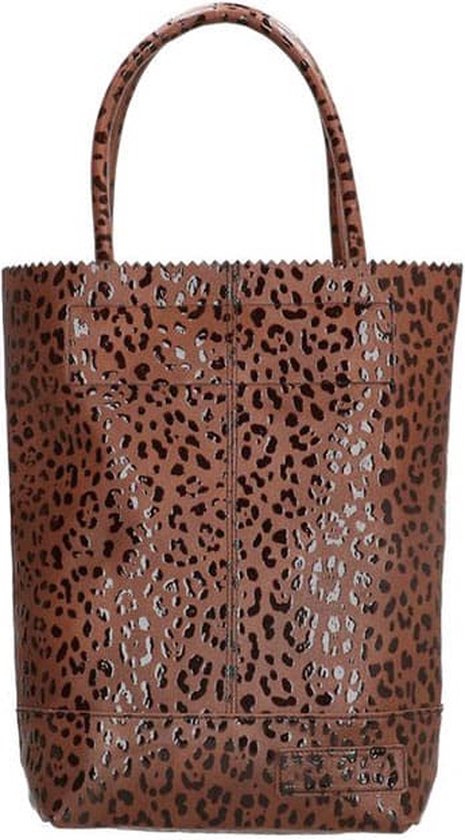 Zebra Trends Shopper Tas Natural Bag Kartel Spots Camel